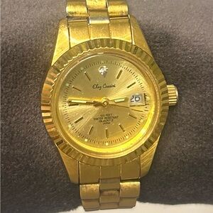 Oleg Cassini Radiant Gold Timepiece